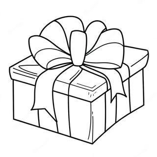 Page De Coloriage Darc Elegant Sur Une Boite Cadeau 84778-25794