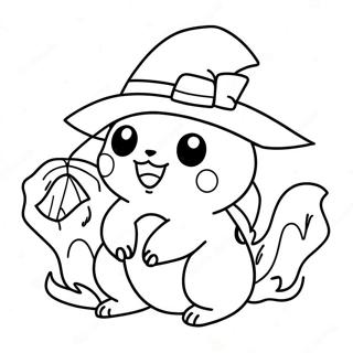 Pokemon Halloween Page De Coloriage 84929-25990