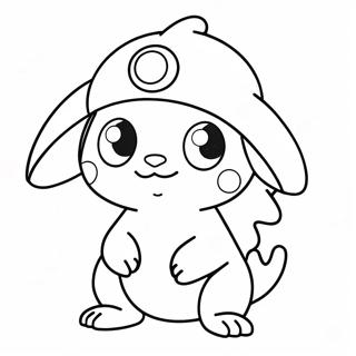 Mignons Pokemon En Costumes Page De Coloriage 84930 25995