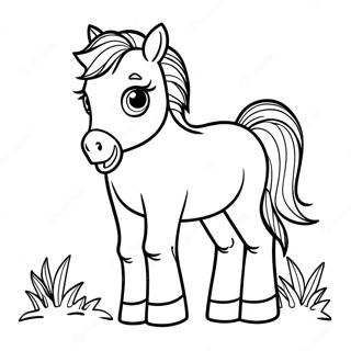 Bebe Cheval Page De Coloriage 84979-25946