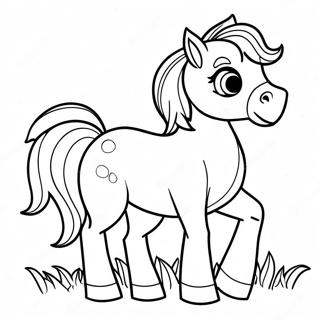 Bebe Cheval Page De Coloriage 84979-25947