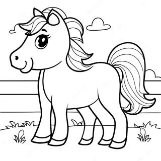 Bebe Cheval Page De Coloriage 84979-25948