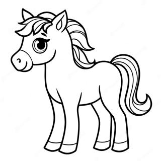 Bebe Cheval Page De Coloriage 84979-26029