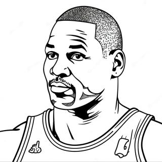 Page A Colorier De Michael Jordan 85057-26092