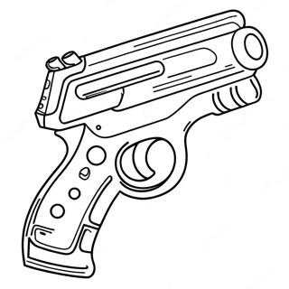 Dessin A Colorier De Pistolet Nerf 85107-26130