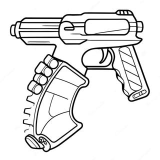 Dessin A Colorier De Pistolet Nerf 85107-26132