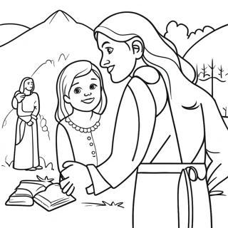 Page De Coloriage Des Histoires Mormones Colorees 85185-26190