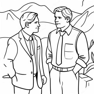 Page De Coloriage De Laventure Missionnaire Mormone 85187 26198