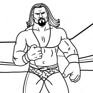 Page De Coloriage De La Wwe 85287-26268