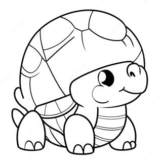 Page De Coloriage De La Coquille De Koopa Mignonne 85442-26389