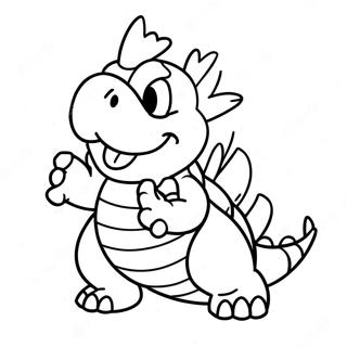 Page De Coloriage De Koopa Troopa En Colere Pages À Colorier