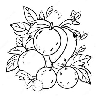 Page De Coloriage Fruits De Recolte Pour Sukkot 85470-26421