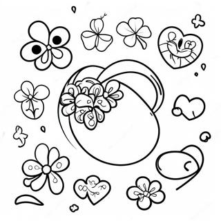 Page De Coloriage De Porte Bonheurs Scintillants 85570-26489