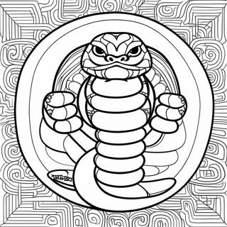 Page De Coloriage Du Logo Cobra Kai 85595-26507