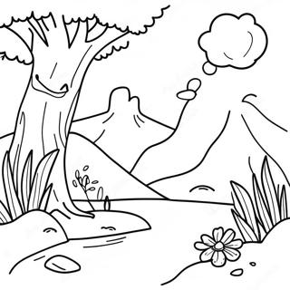 Nature Réaliste Pour Adultes Pages À Colorier