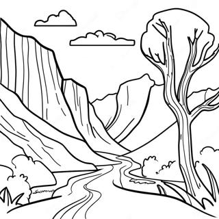 Page De Coloriage Des Parcs Nationaux Des Etats Unis 86010-26841