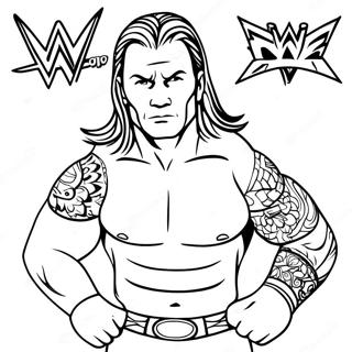 Page De Coloriage De La Wwe 86031-26847