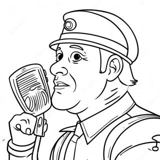 Page De Coloriage De Speakerman 86057-26867