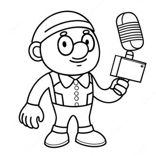 Page De Coloriage De Speakerman 86057-26868