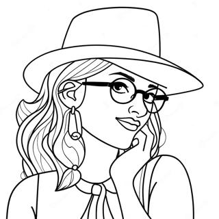 Page De Coloriage De La Fille Tumblr Bff Stylee 86388-27131