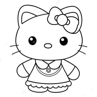 Hello Kitty Et Cher Daniel Pages À Colorier