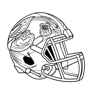 Page De Coloriage De Casque Dequipe Nfl Colore 86594-27293