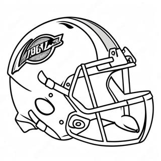 Page De Coloriage De Casque Nfl Vintage 86595-27299