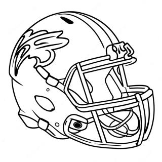 Page De Coloriage De Casque Nfl Vintage 86595-27300