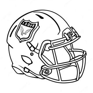 Page De Coloriage De Casque Nfl De Dessin Anime 86596-27303
