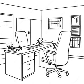 Page De Coloriage The Office 86645-27331