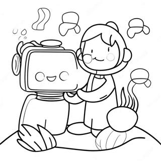 Page De Coloriage De Projet Scientifique Creatif De 4eme Annee 86698-27377