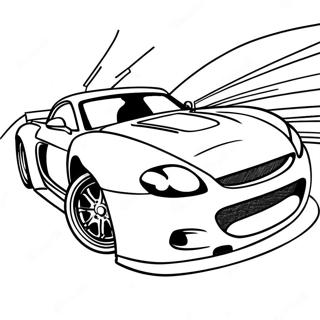 Page De Coloriage De Voiture De Course Coloree 86853-27501