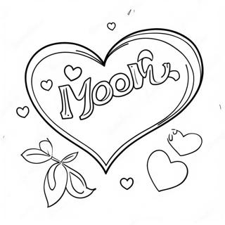 Page De Coloriage Je Taime Maman 86875-27511