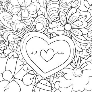 Douce Page De Coloriage Je Taime Maman 86876-27513