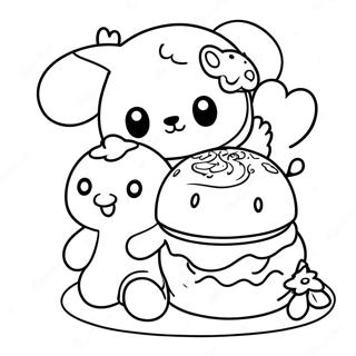 Rilakkuma Cinnamoroll Pages À Colorier