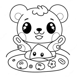 Page De Coloriage Rilakkuma Cinnamoroll 86926-27551