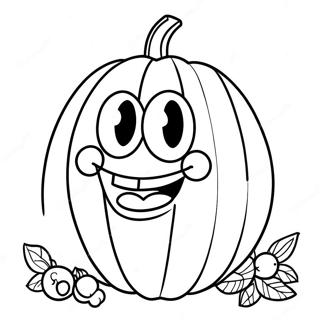 Spongebob Page De Coloriage De Sculpture De Citrouille 87108 27697