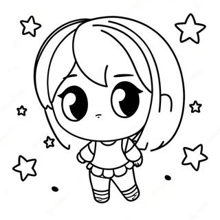 Gacha Life Personnage Tomboy Page De Coloriage 87131-27711