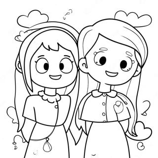 Page De Coloriage Bff 87157-27730