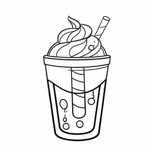 Milkshake Pages À Colorier