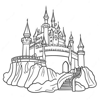 Page De Coloriage Dun Chateau Majestueux 87595 28066