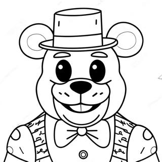 Page De Coloriage Freddy Fazbear Effrayant 87748-28185