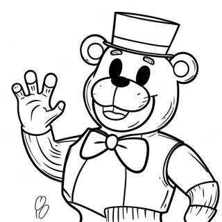 Page De Coloriage Freddy Fazbear Effrayant 87748-28186