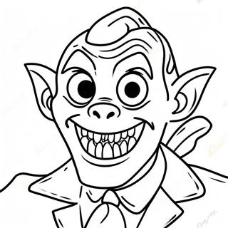 Page De Coloriage De Monstre Frissons Effrayant 87850-28265