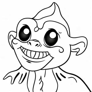 Page De Coloriage De Monstre Frissons Effrayant 87850-28266