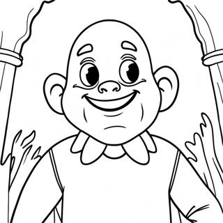 Page De Coloriage De Figure Fantomatique Frissons 87853-28277