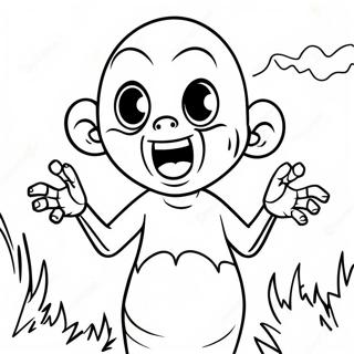 Page De Coloriage De Figure Fantomatique Frissons 87853-28279