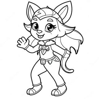 Page De Coloriage De Clawdeen Wolf En Tenue Effrayante 87876-28286