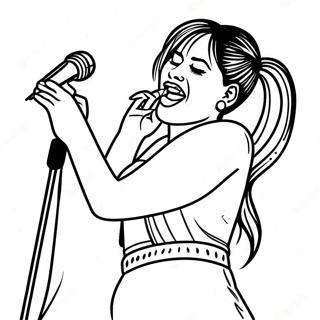Selena Quintanilla En Performance Live Page De Coloriage 87904-28494