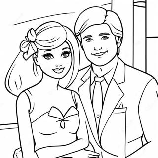 Page De Coloriage Barbie Et Ken 87979-28364